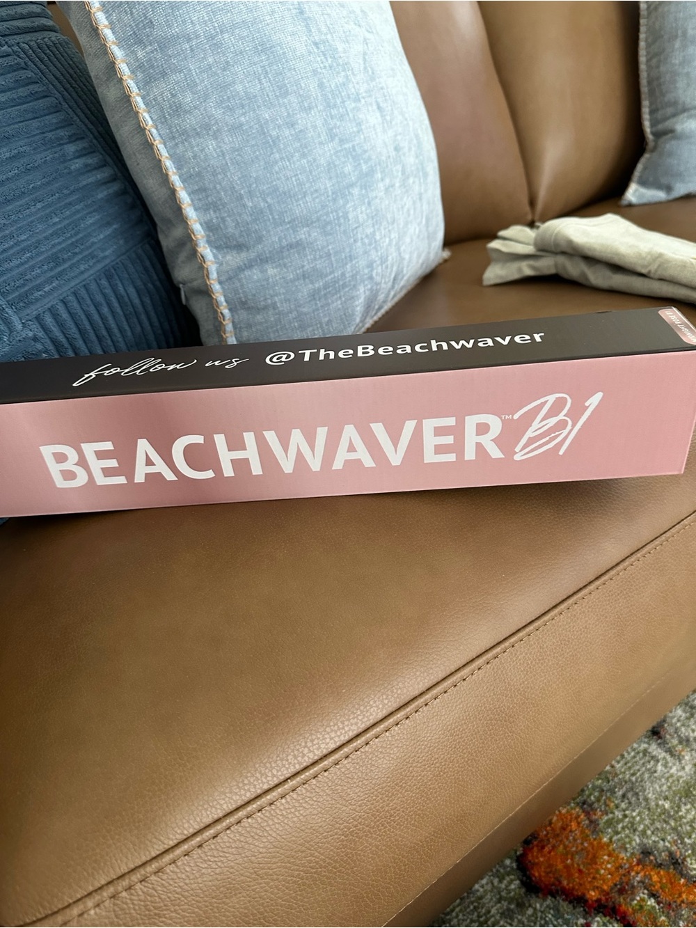 The Beachwaver Co. B1 Styling Iron in Pink and Black